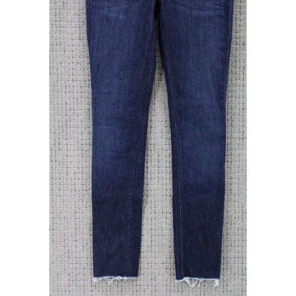 Rag & Bone Jeans Women Size 25 Blue Denim Medium Washed Stretch Ankle Skinny Fit - Picture 3 of 7